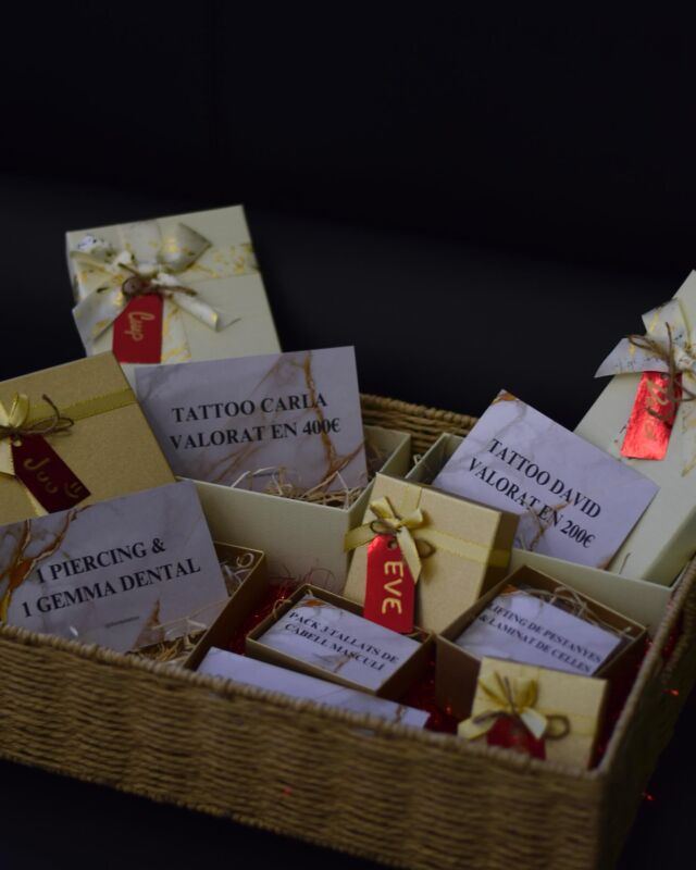 🎁Ya tenemos nuestra panera de navidad🎁
¡Reserva ya tu número!

El número ganador coincidirá con los dos últimos dígitos de la lotería "El Niño" el día 06/01/2025.

El precio de cada número será 10€.

Puedes reservar tú número en efectivo en el estudio o mediante Whatsapp, haciendo una transferencia bancaria.

✨¡Mucha suerte a todos!✨